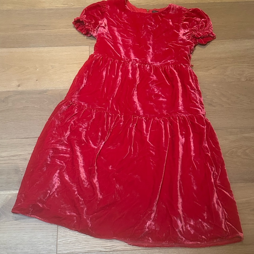 Crewcuts Vibrant Red Dress